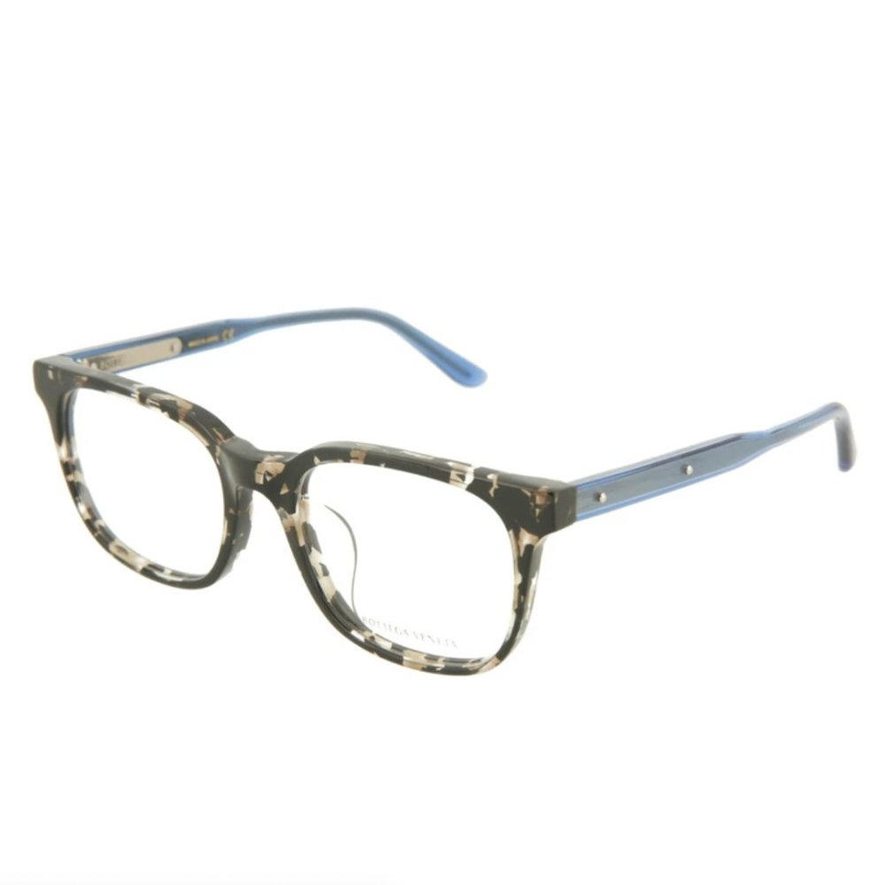 Bottega Veneta Unisex Camo and Blue Square Eyeglasses!